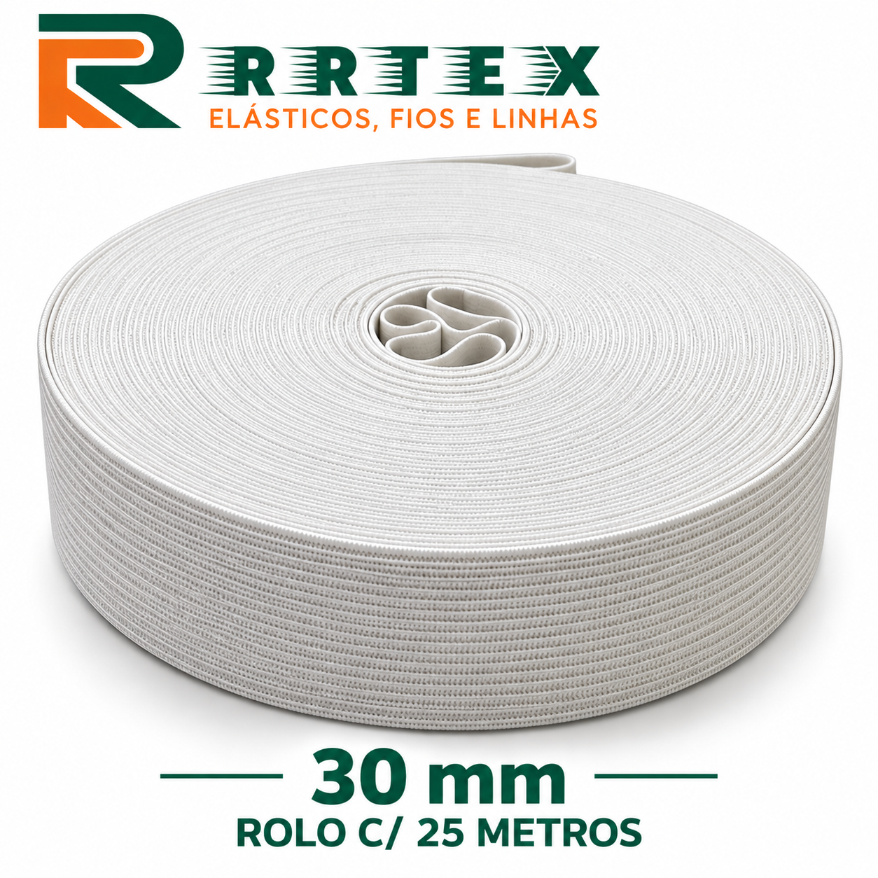Elástico de Embutir 30mm RRTEX