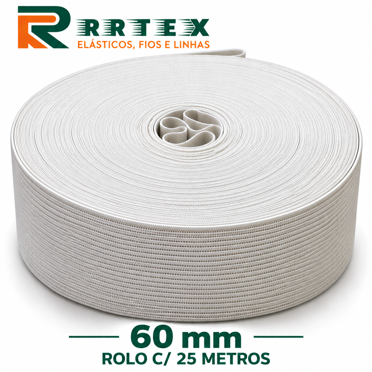 Elástico de Embutir 60mm RRTEX