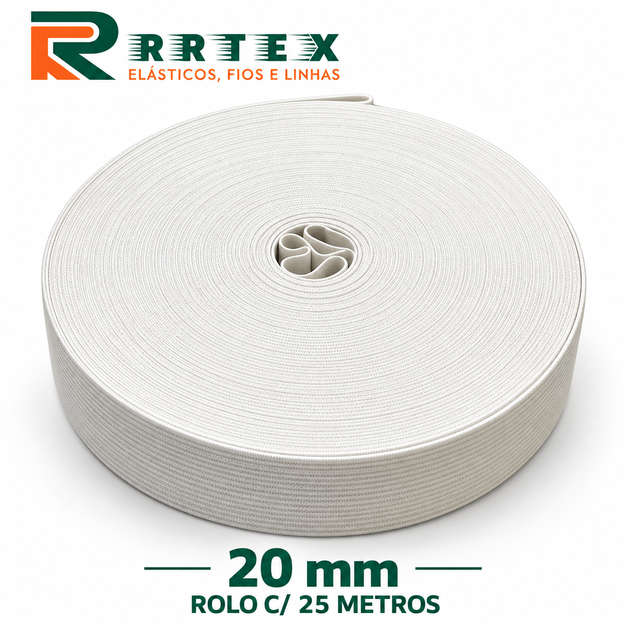Elástico de Embutir 20mm RRTEX