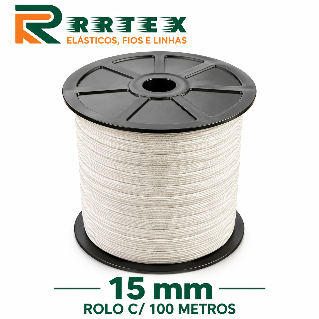 Elástico de Embutir 15mm RRTEX