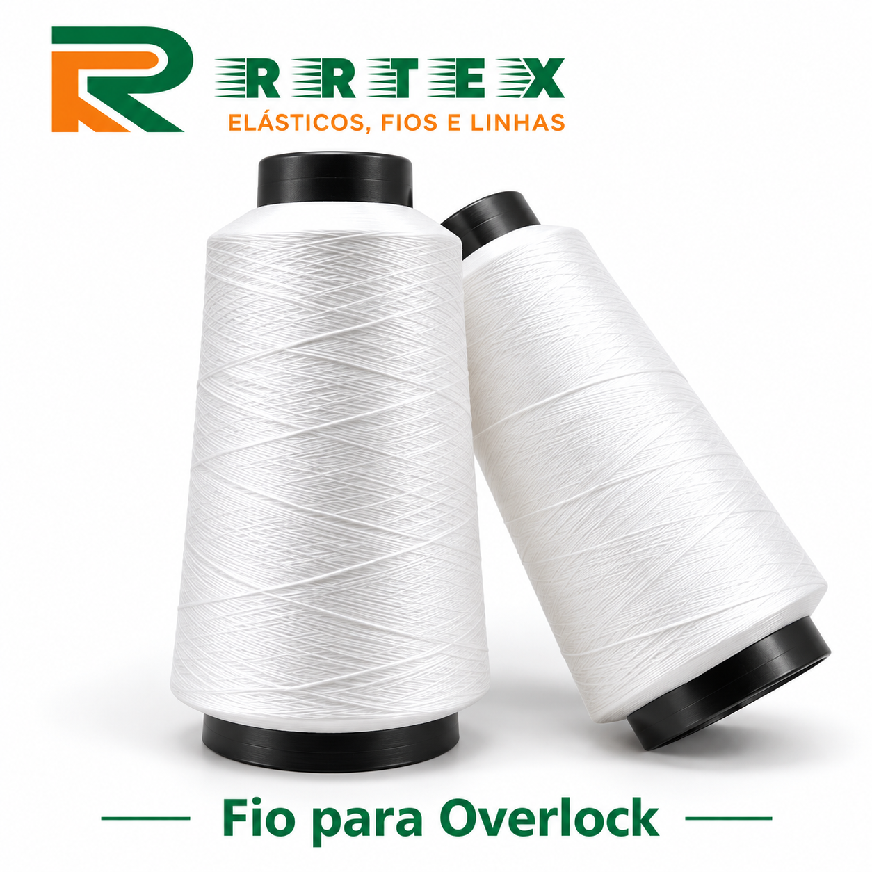 Fio para Overlock Branco Poliéster