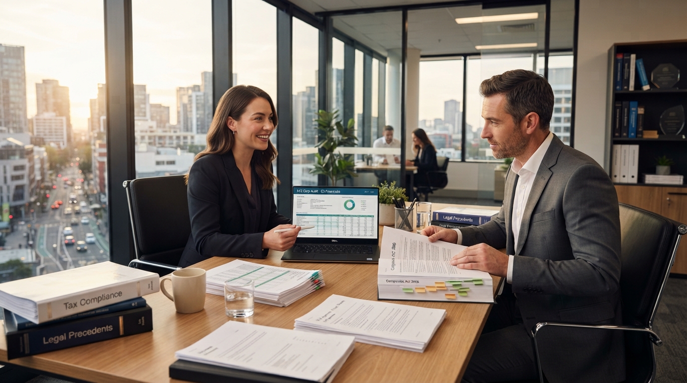 Professional accountant and solicitor office environment