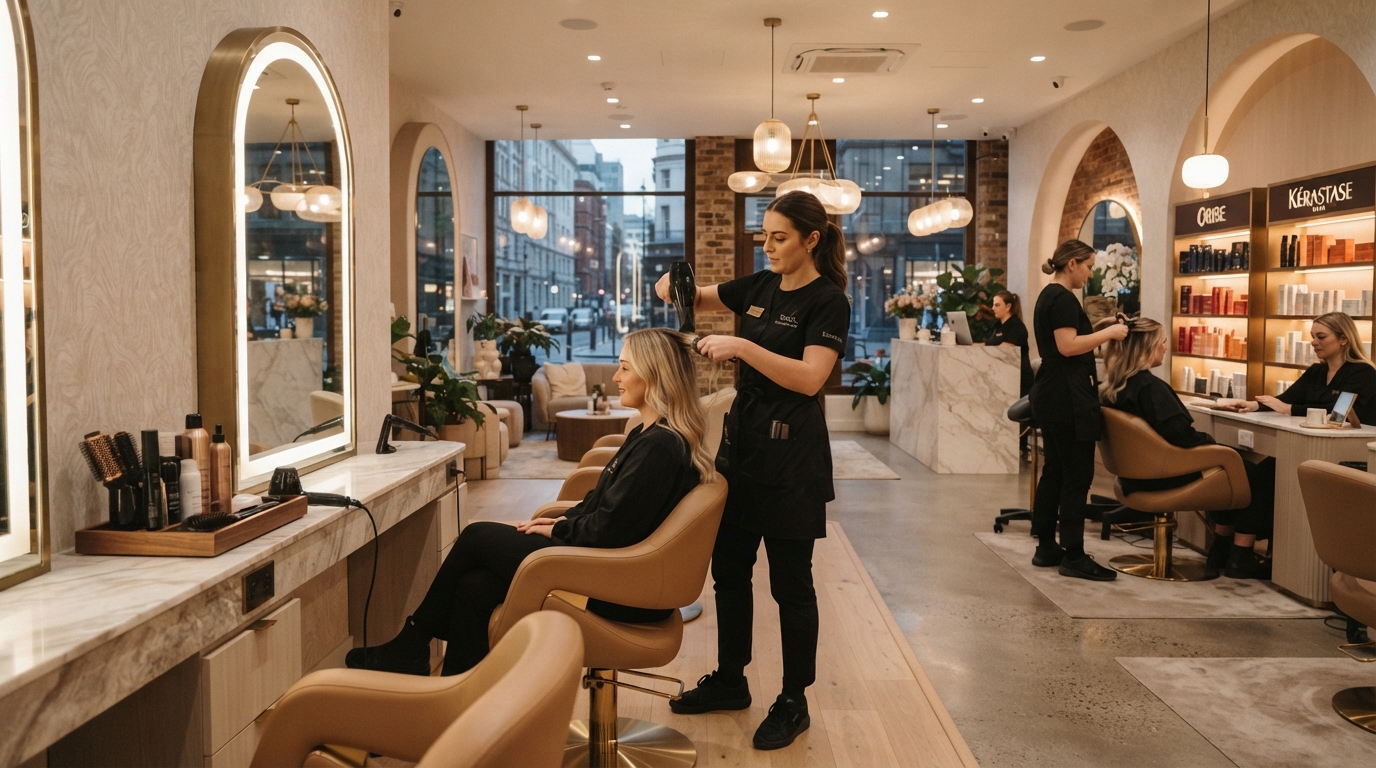 Beauty salon interior