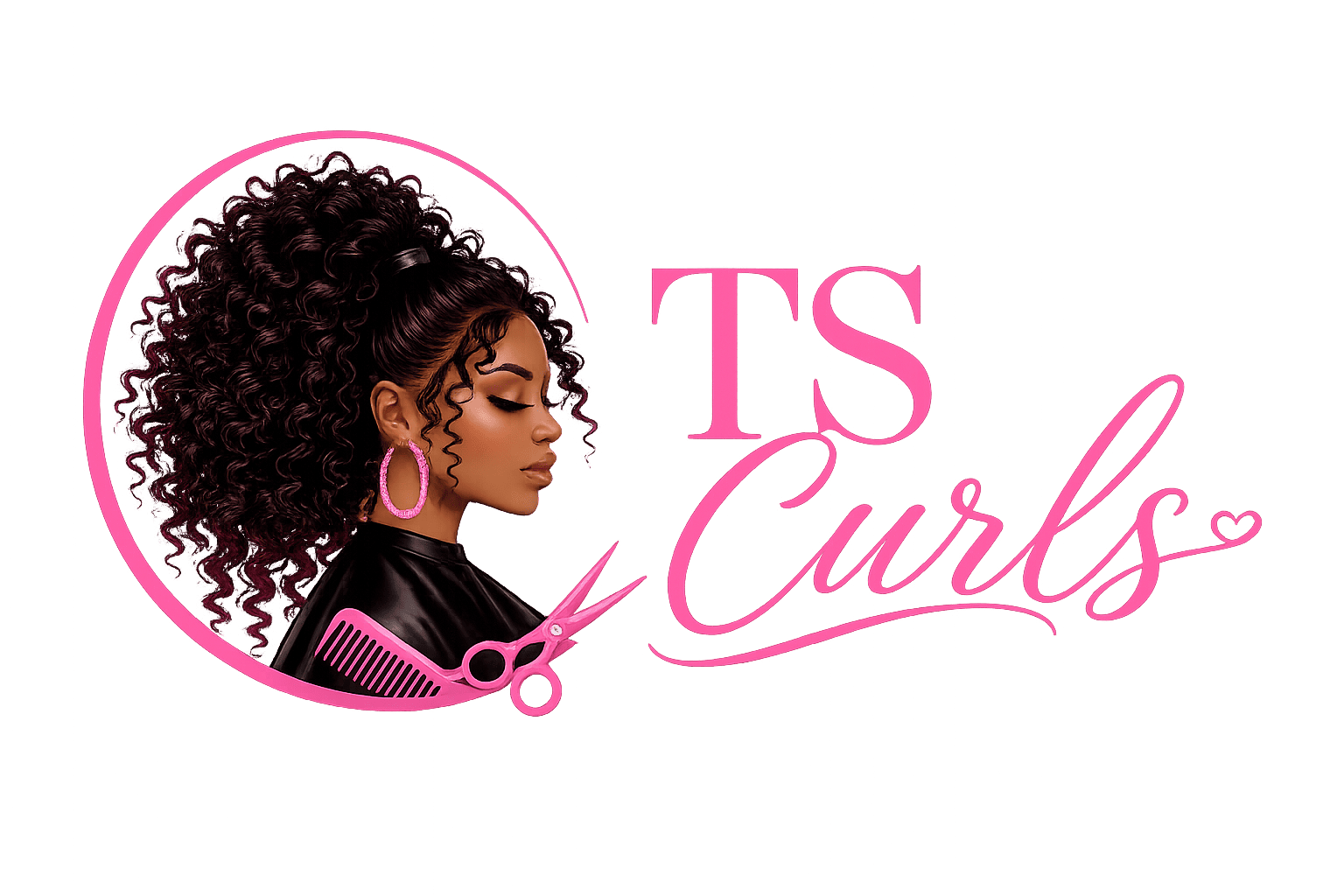 TS Curls Logo
