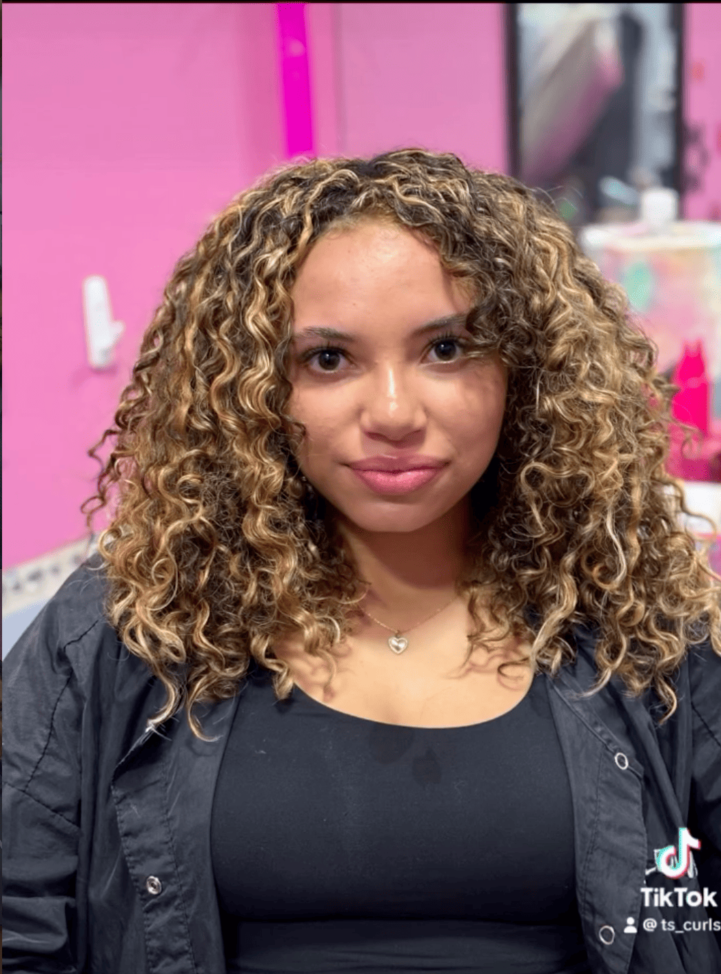 Curly hair transformation 10