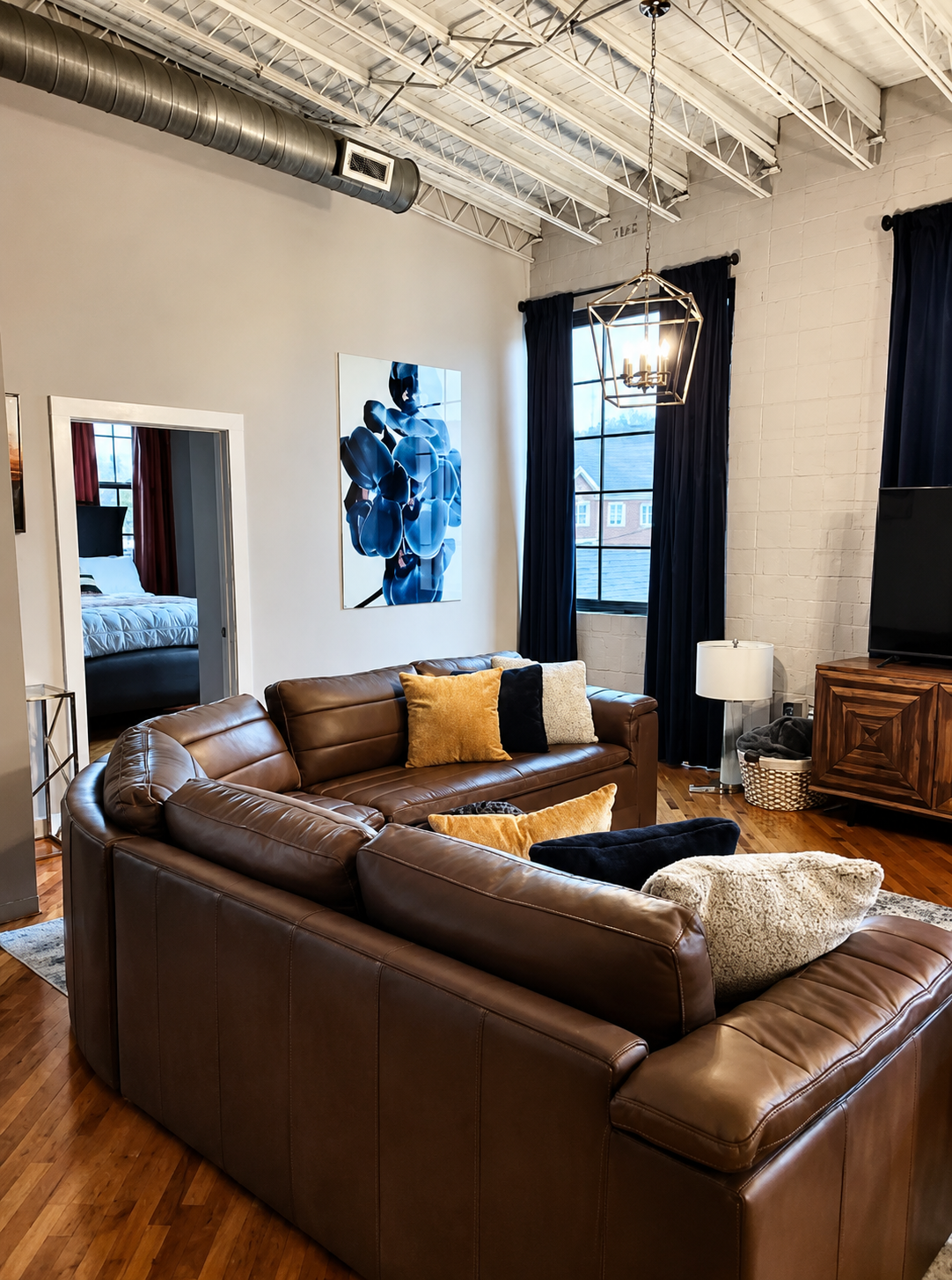 Loft 206 with historic charm at The Remington Bristol in downtown Bristol, Tennessee