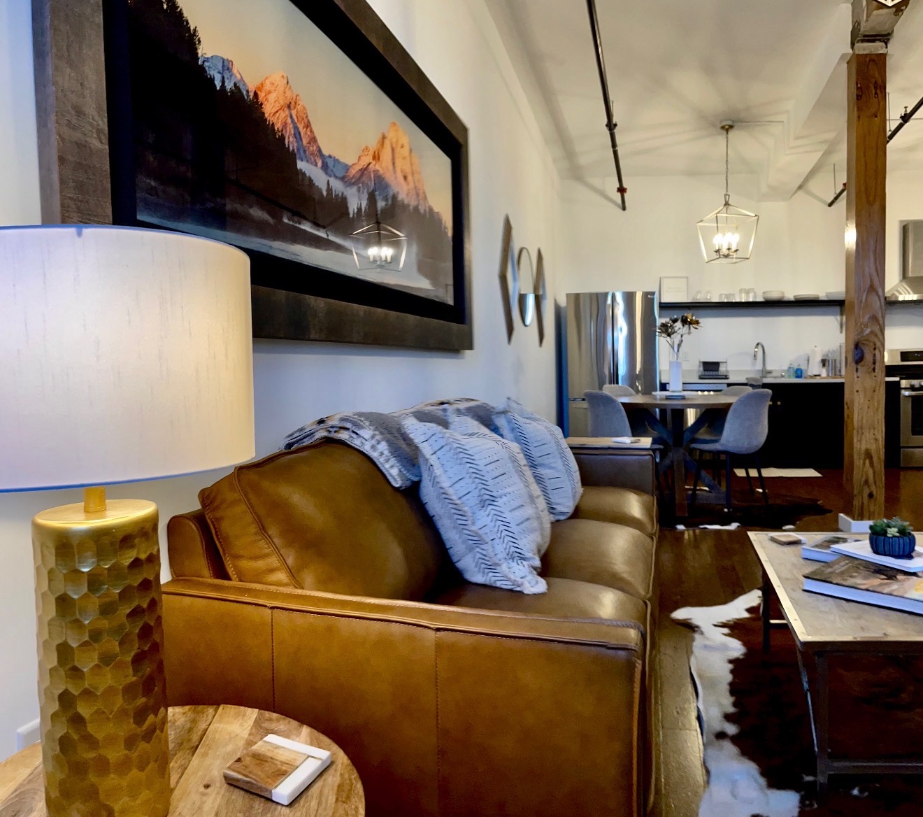 Loft 203 with historic charm at The Remington Bristol in downtown Bristol, Tennessee