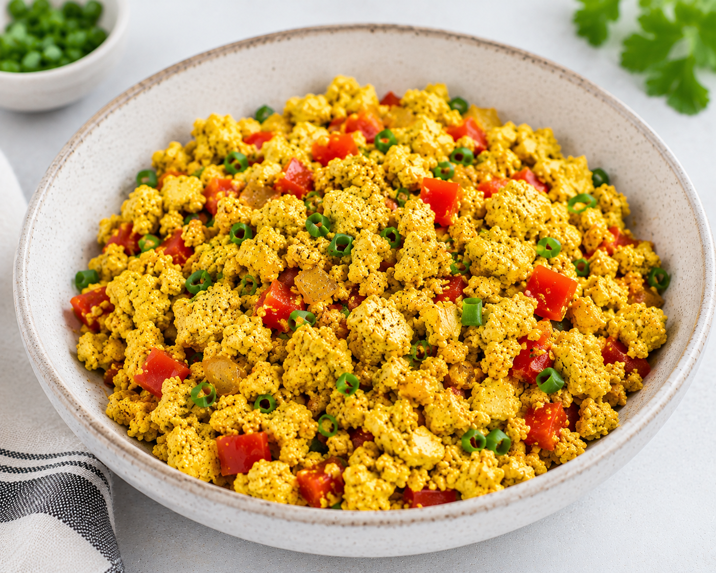 The Good Scrambled Tofu "Egg" Breakfast