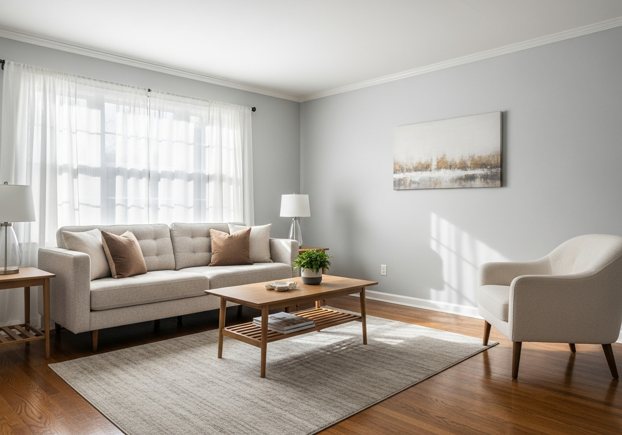 Staged Living Room