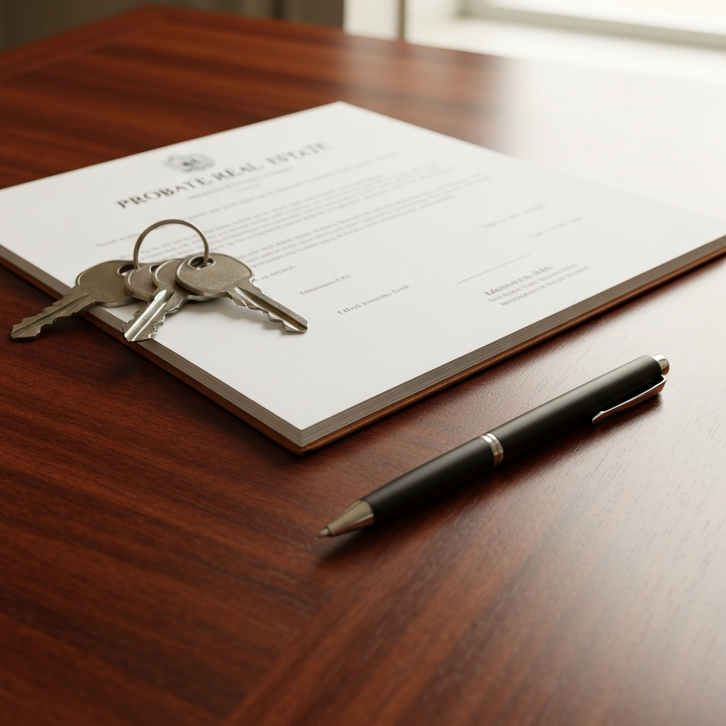 Inherited home paperwork and keys