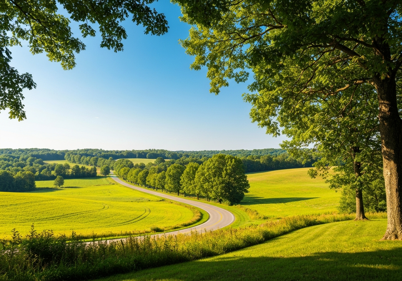 Scenic Tolland County Connecticut landscape