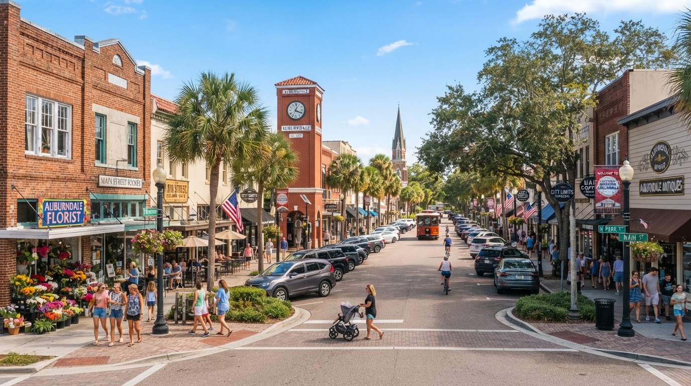 Downtown Auburndale in Auburndale Florida