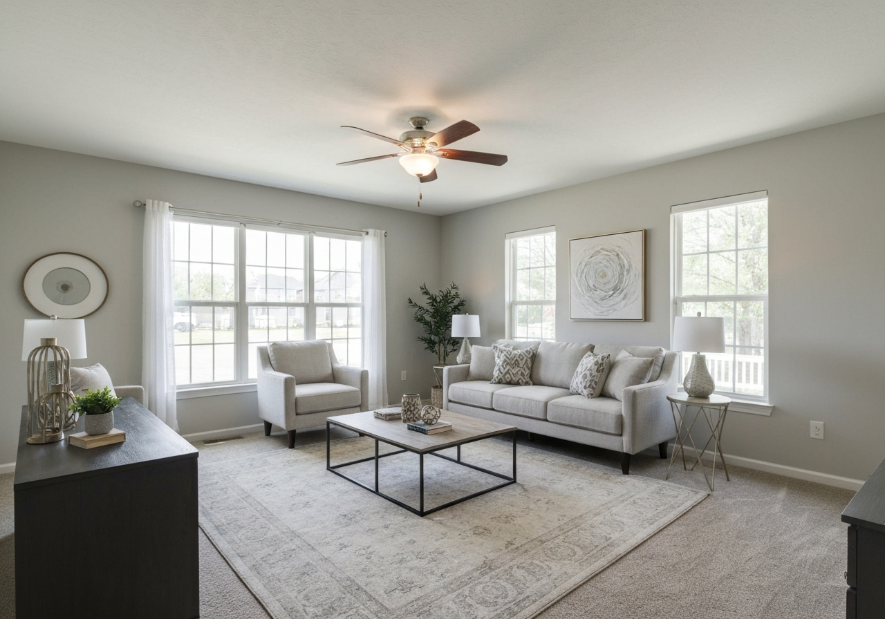 Organized home interior supporting seller preparation guidance