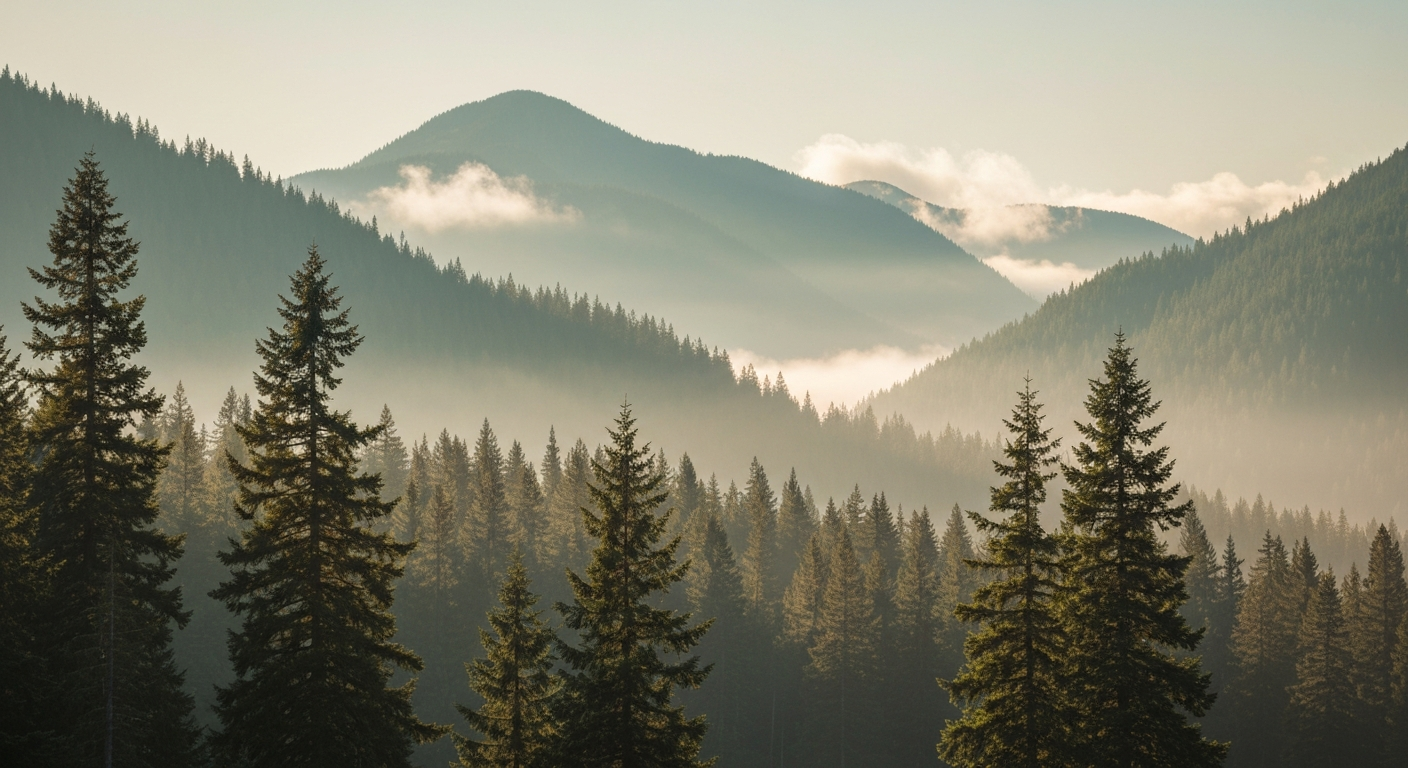 Calm BC landscape