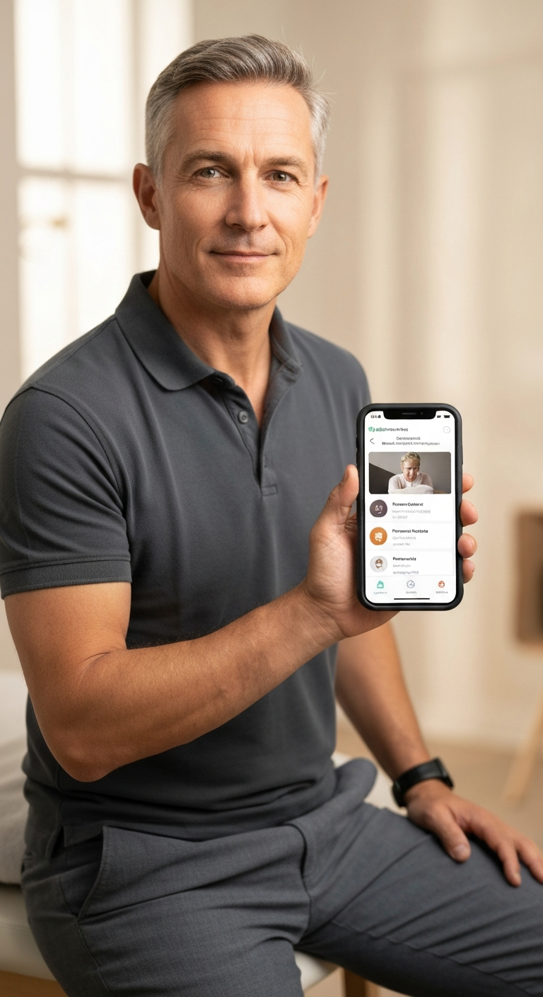 MassageOS Mobile App Interface