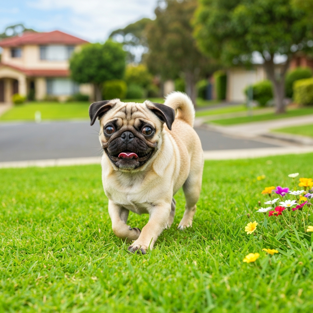 Happy dog in Miranda