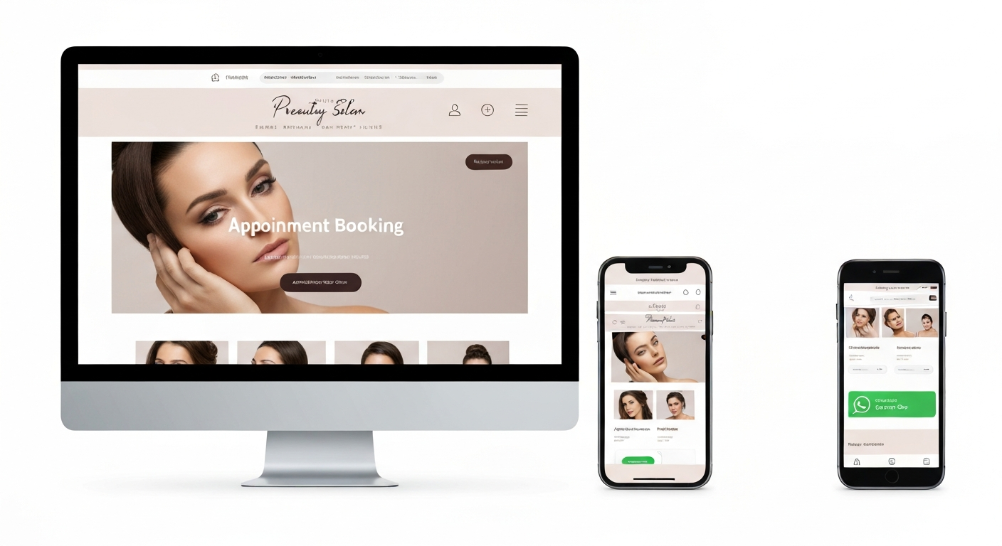Modern Salon and Spa appointment scheduling software in Muscat