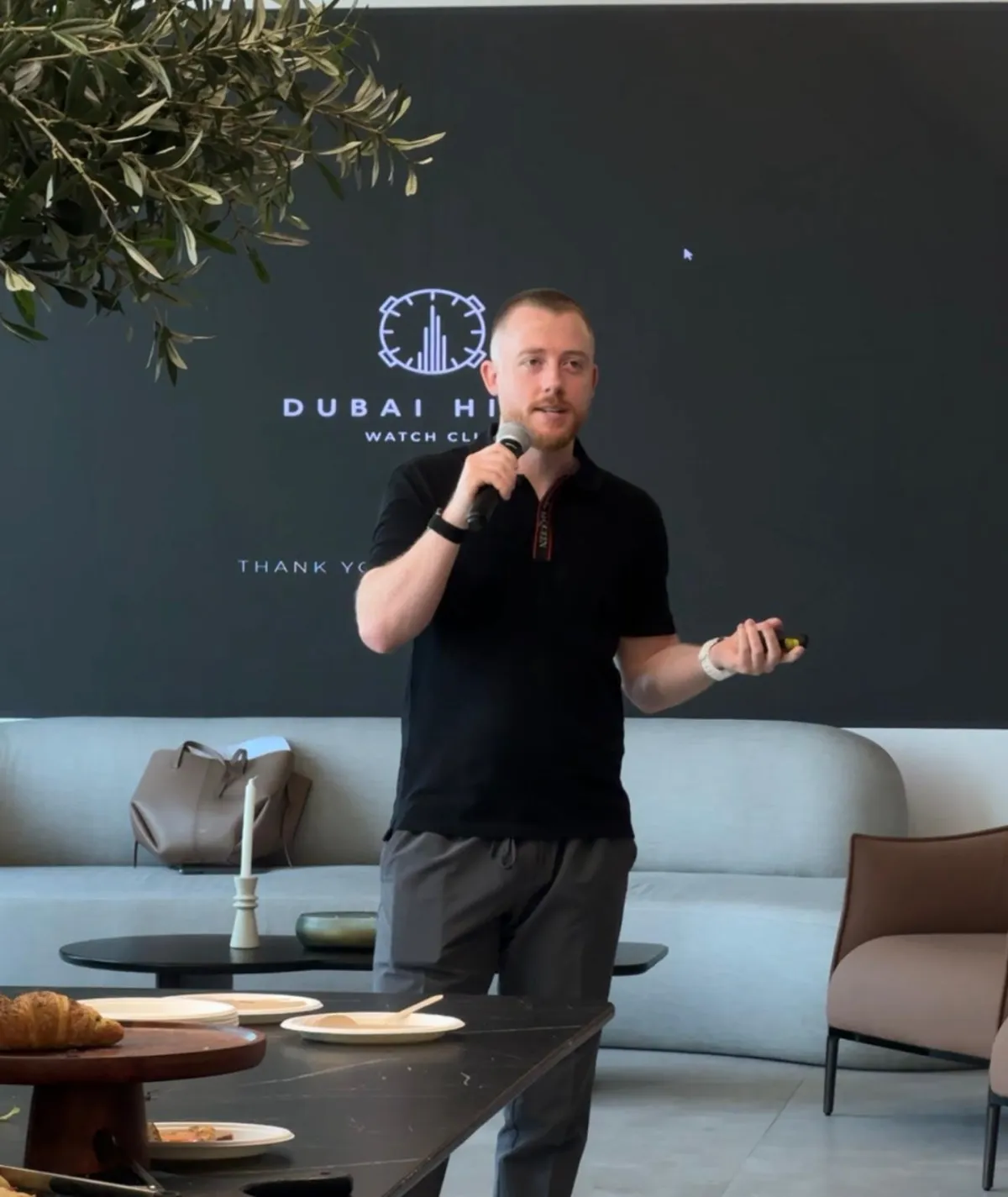 Seán Speaking