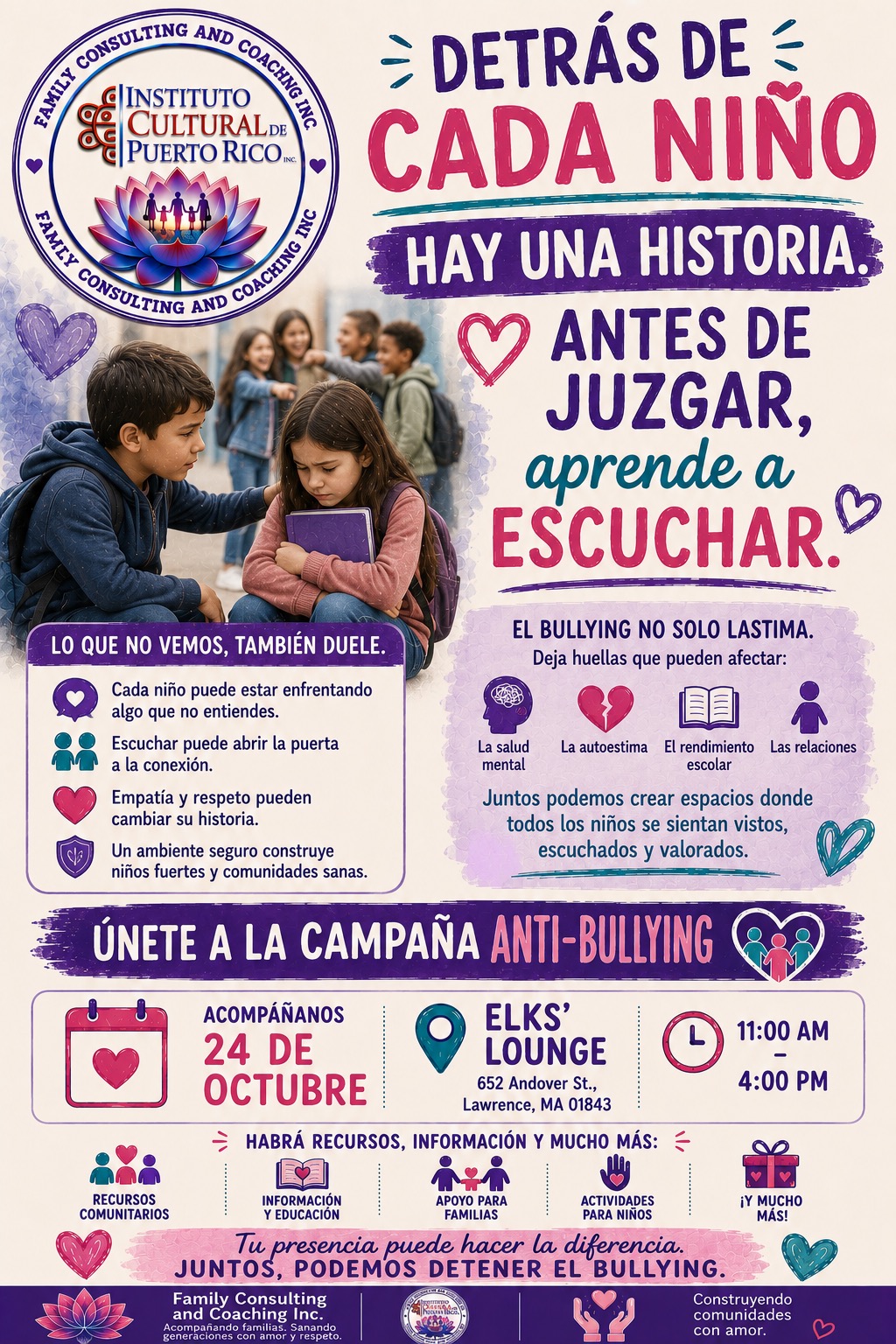 Anti-Bullying Event Flyer