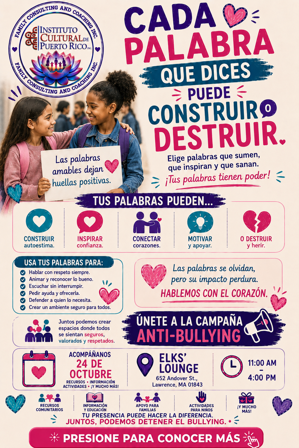 Anti-Bullying Event Flyer