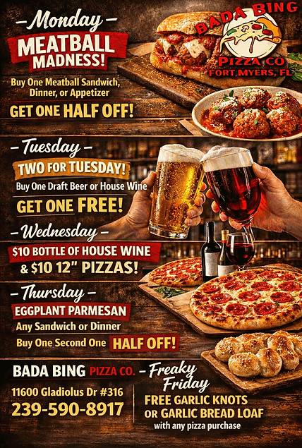 Daily Specials Flyer