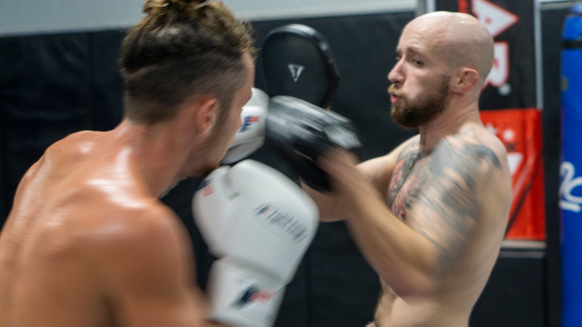 Striking Training Clarksville TN Wildside — high intensity pad work and boxing session