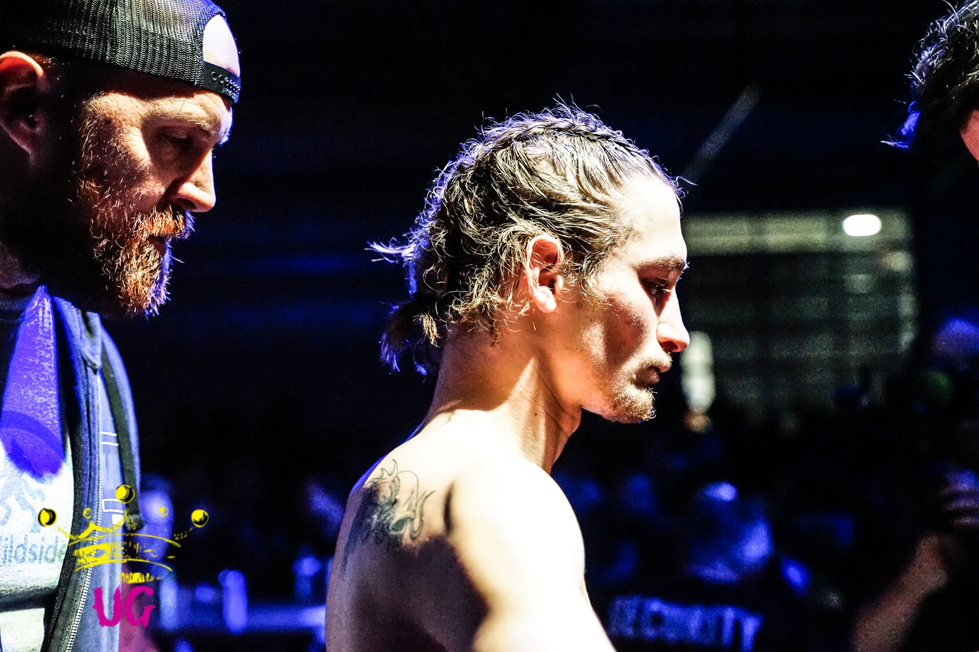 MMA Clarksville TN Wildside — fighter focus and intensity during a live combat sports event