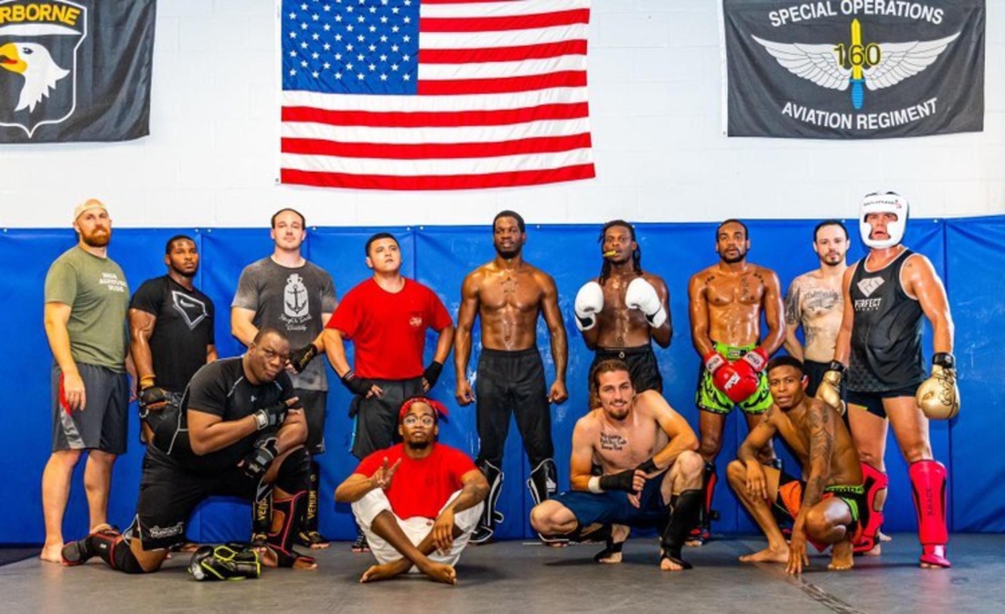 Fight Team Clarksville TN Wildside — the official Wildside combat sports team posing on the mats