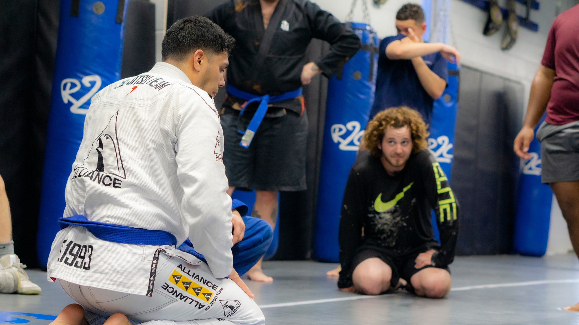 Gi Jiu-Jitsu Clarksville TN Wildside — technical instruction and focused drilling on the mats
