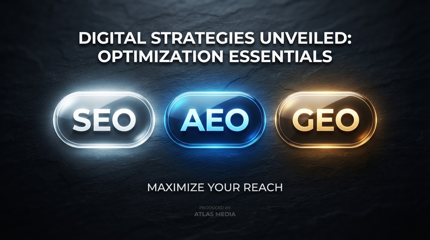 AEO vs SEO vs GEO Explained video thumbnail