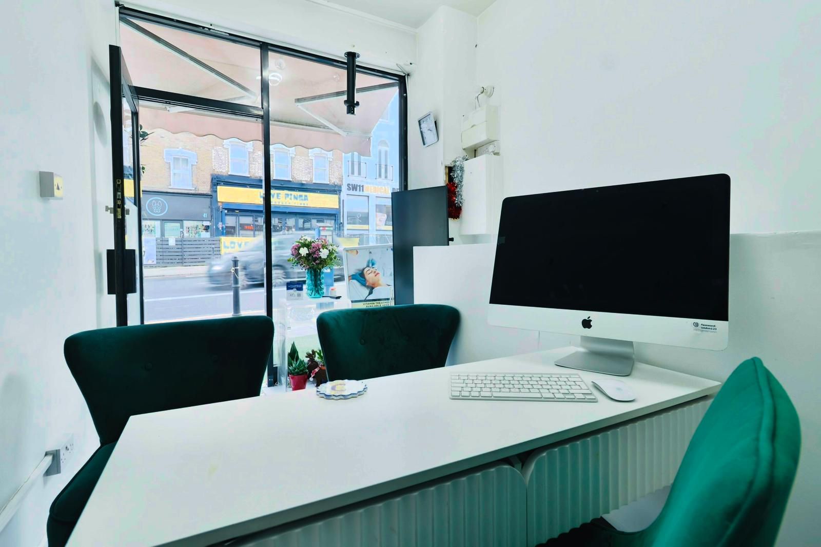 Zenubia Wellness Clinic Reception Desk