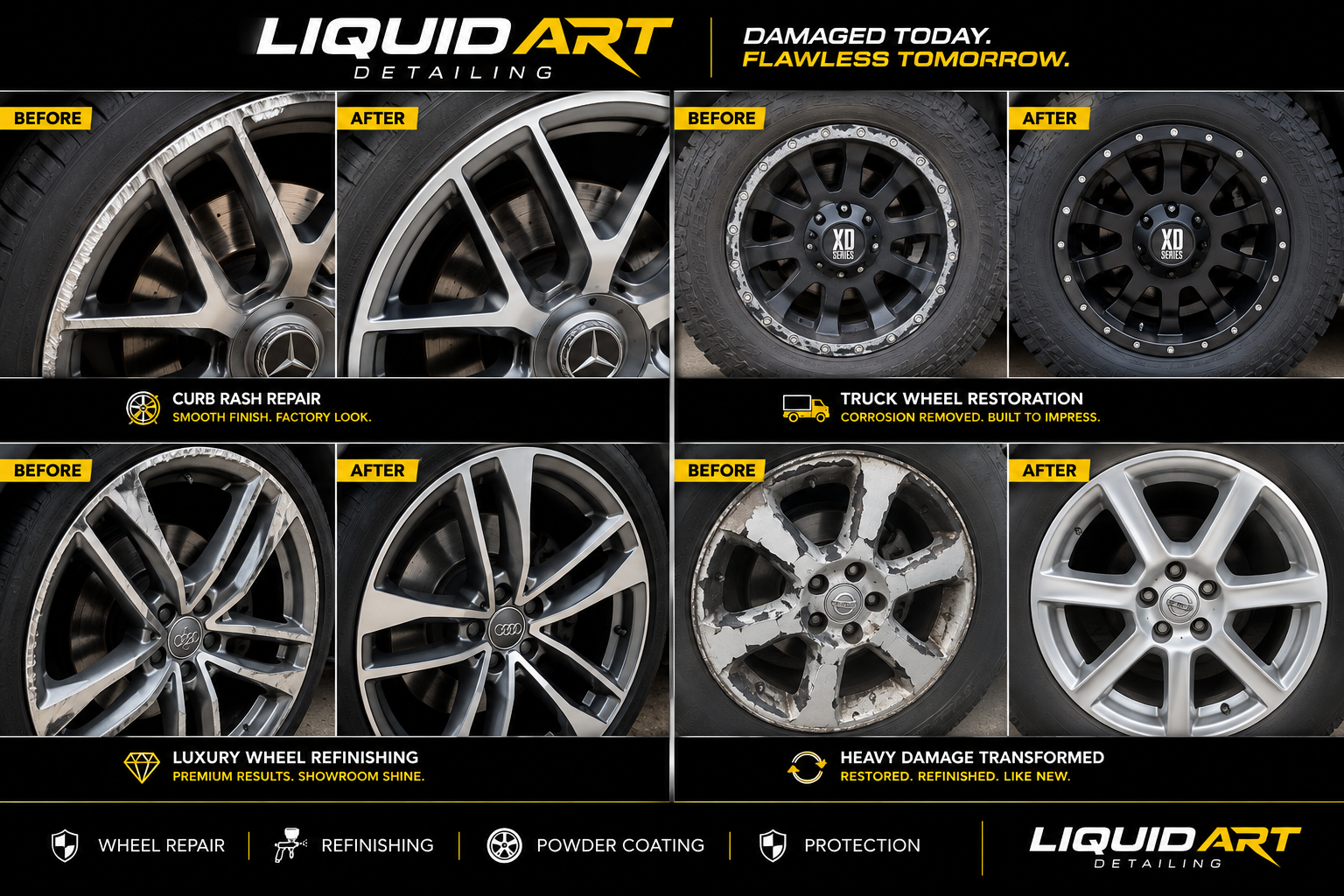 Wheel Repair Before and After
