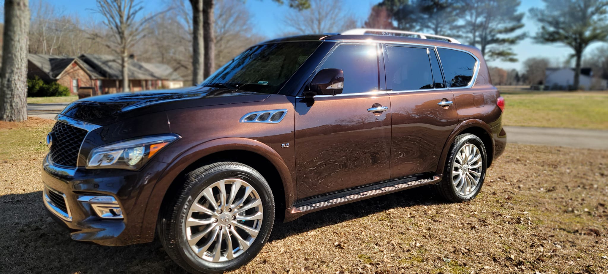 Brown SUV