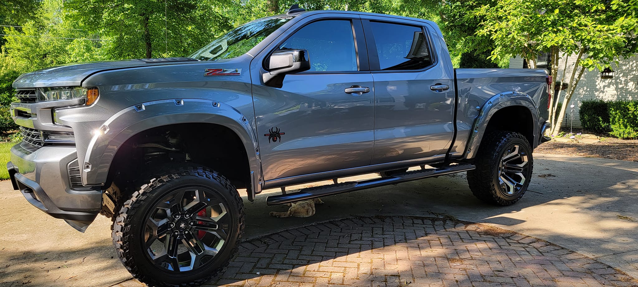 Grey Chevy Truck