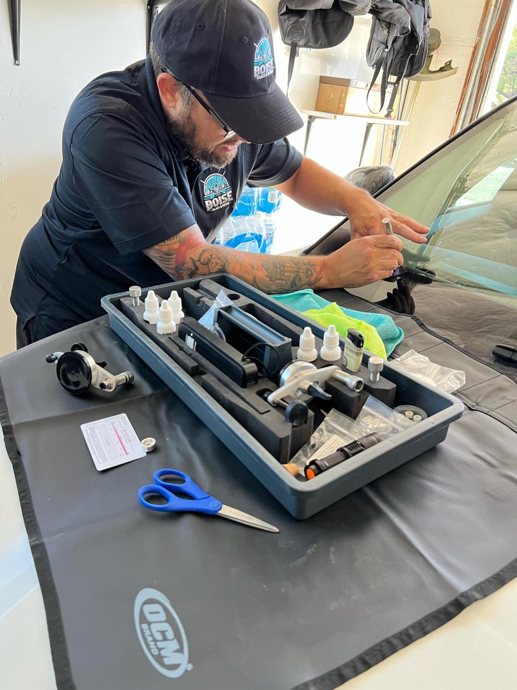 Glass Repair Process