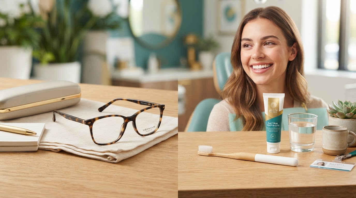 Dental and vision insurance coverage — eyeglasses and dental care