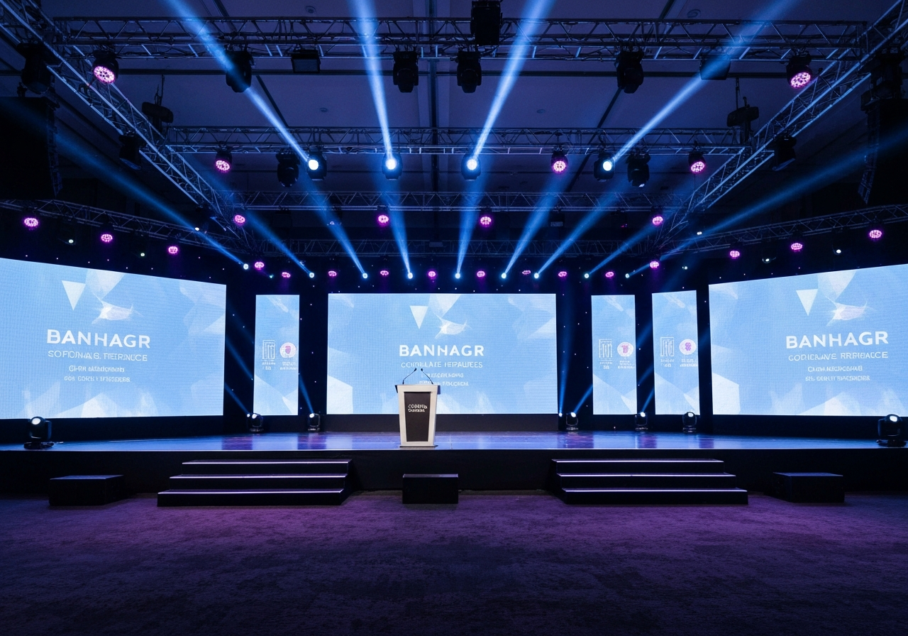Corporate Conference Stage Setup