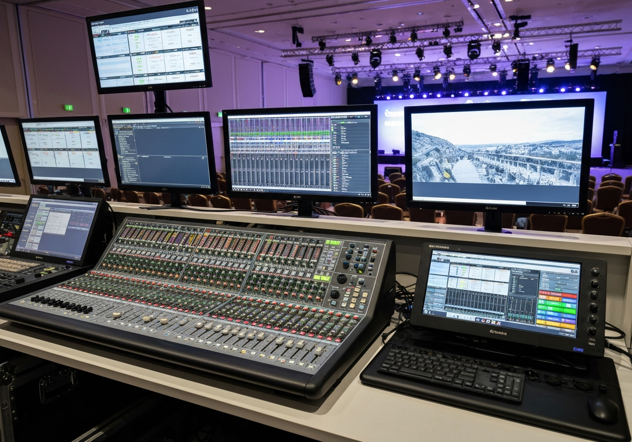 AV Tech Booth at Conference