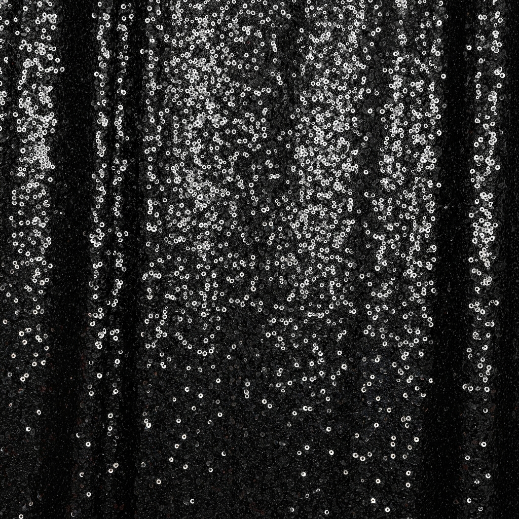 Black Sequin Backdrop