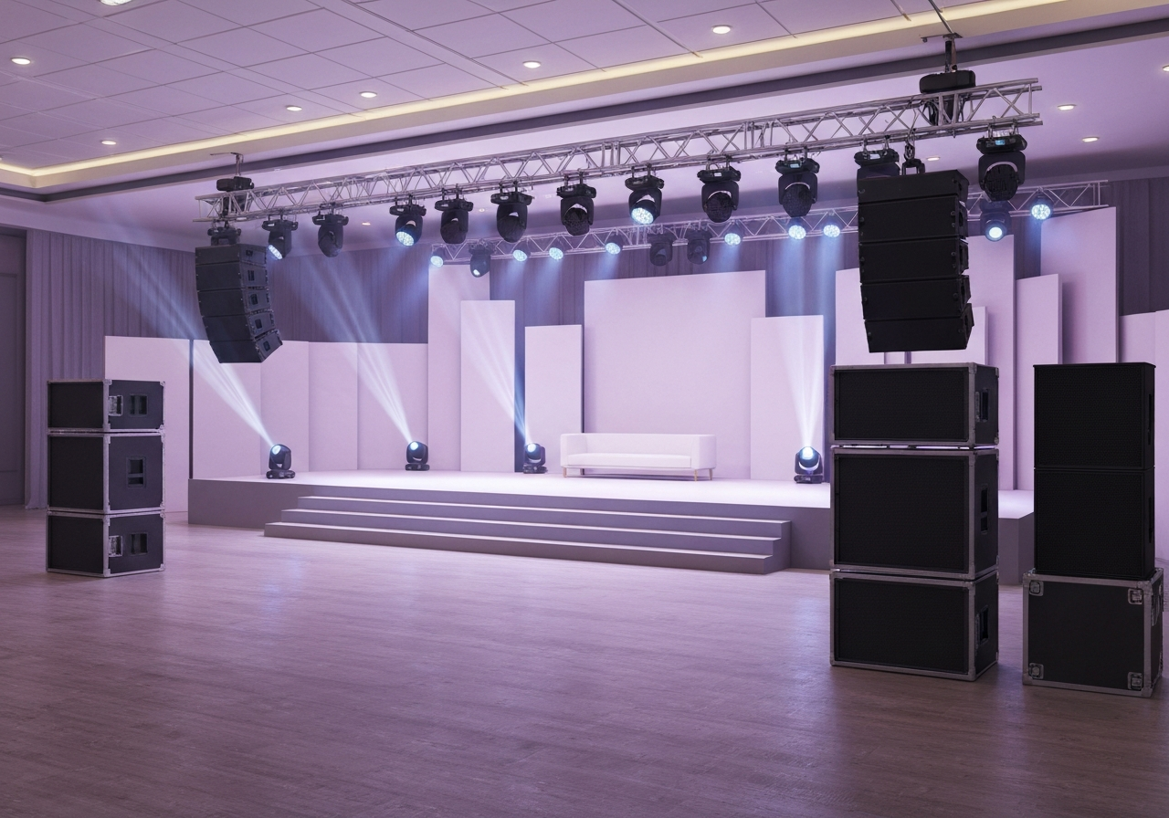 High-End Event Production Setup