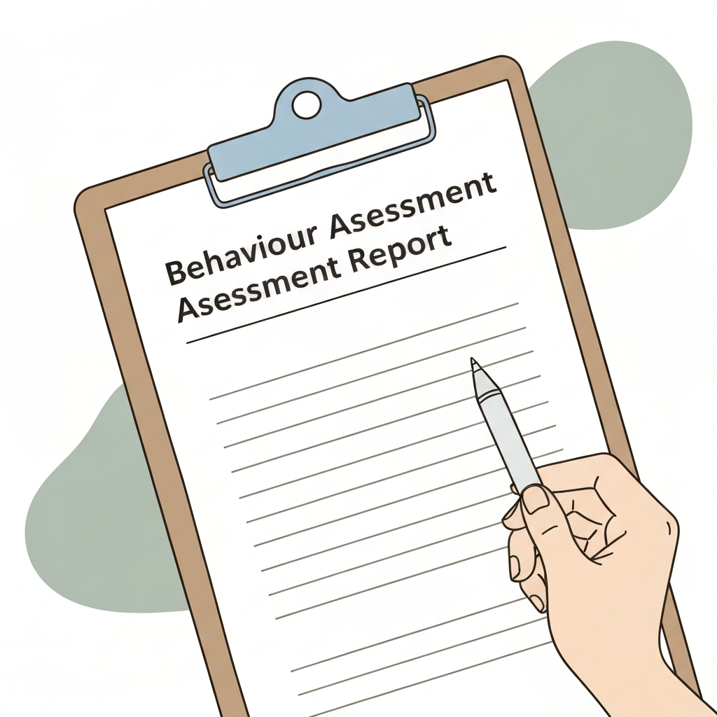 Behaviour Assessment Report (BAR/FBA) illustration
