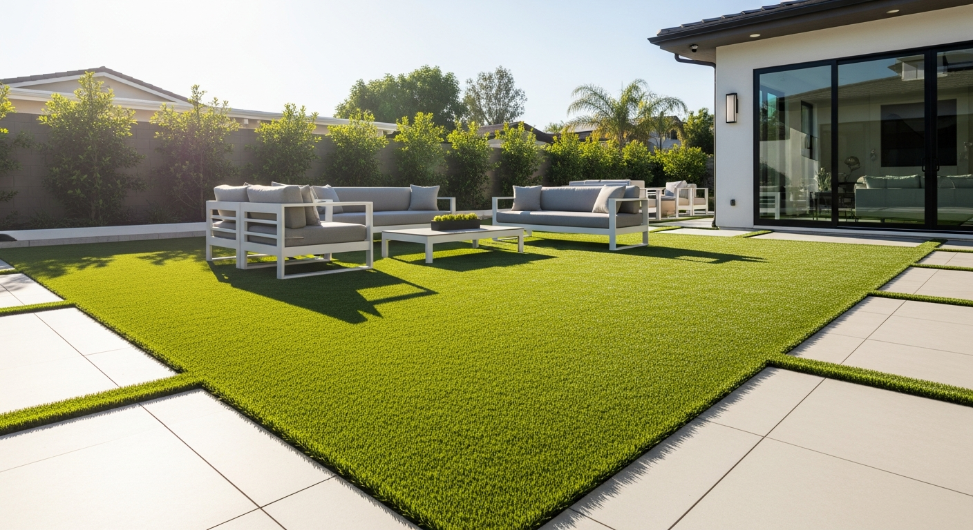 Luxury Artificial Turf Installation