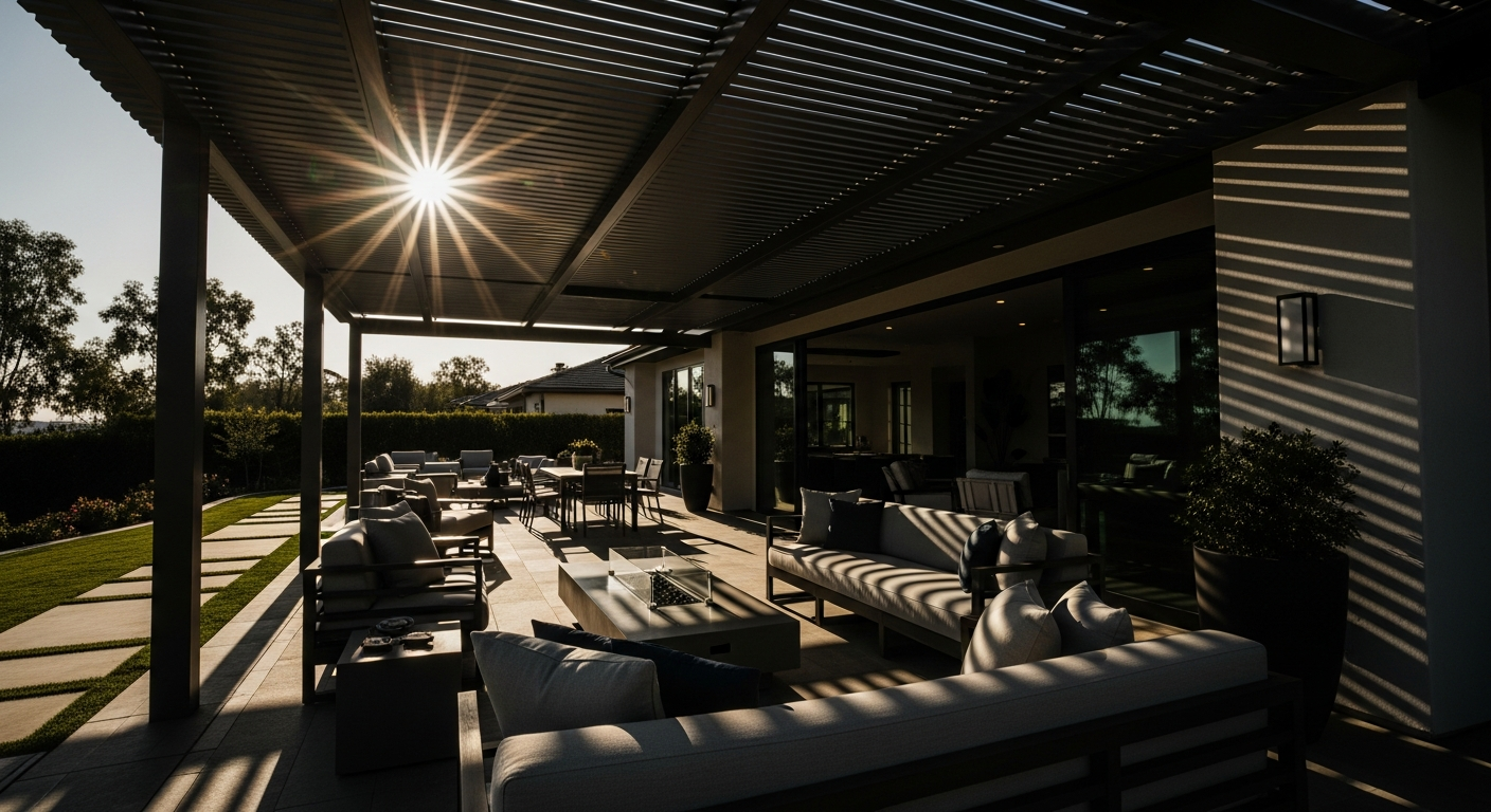 Luxury Lattice Patio Cover