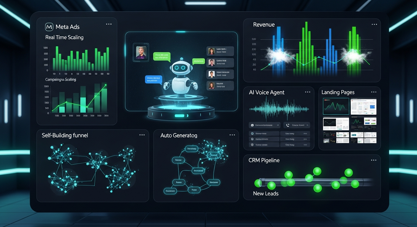 Futuristic AI Dashboard
