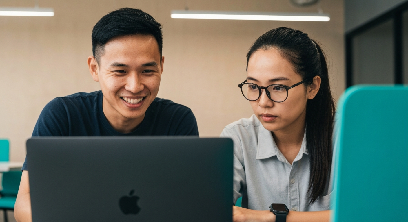 Founders working together