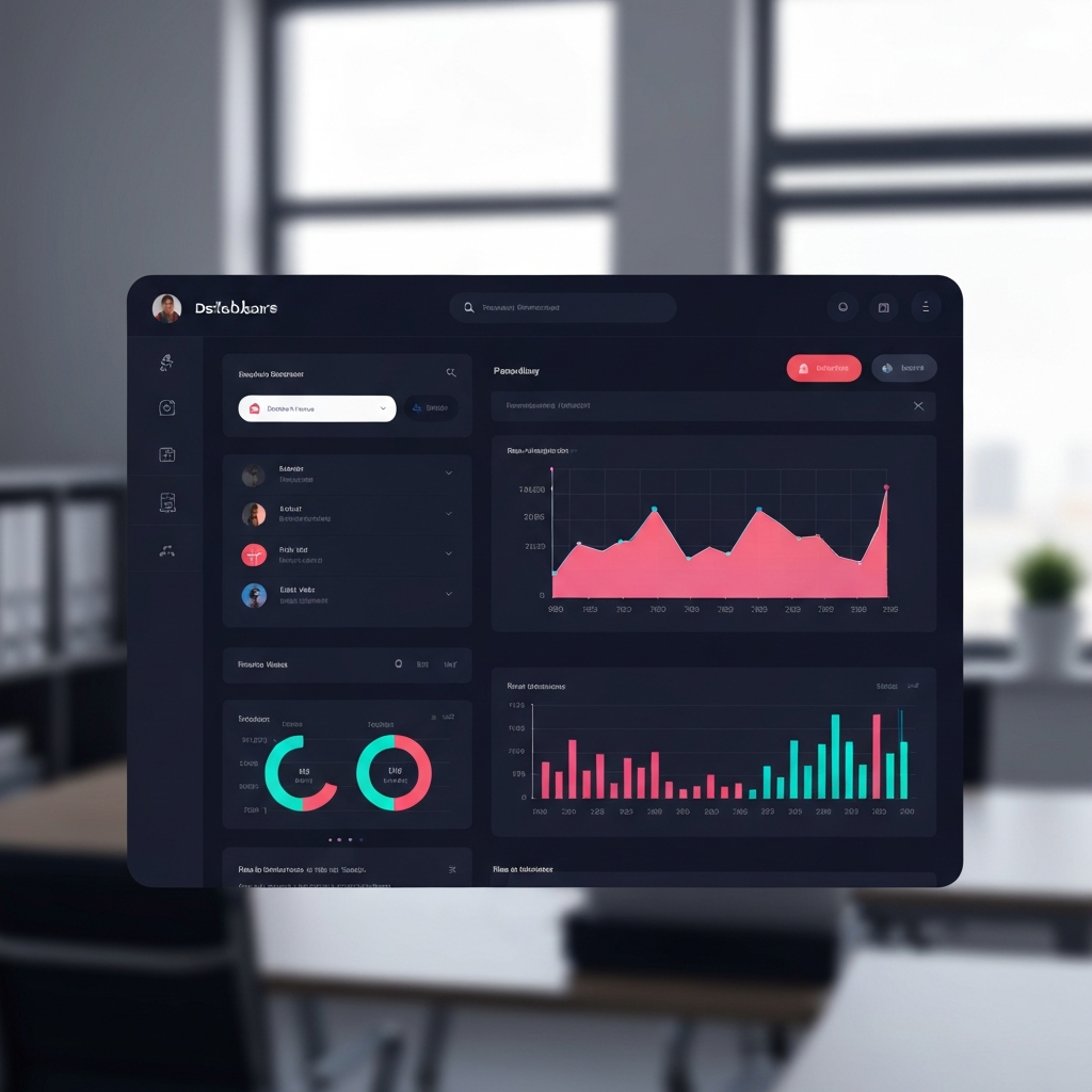 Custom software development dashboard for growing businesses