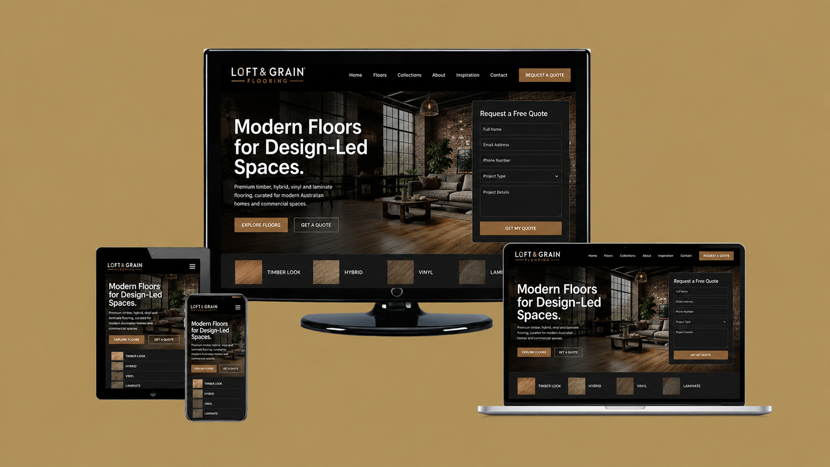 Website and marketing system built by AI Applet Boutique Agency for client 2