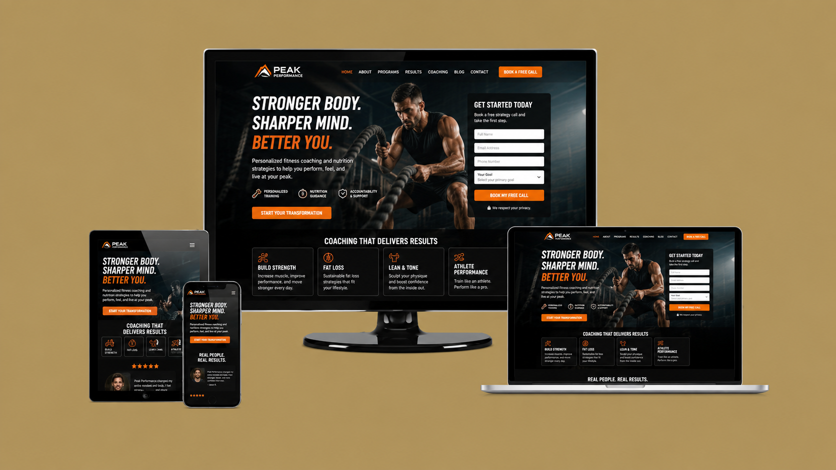 Website and marketing system built by AI Applet Boutique Agency for client 4
