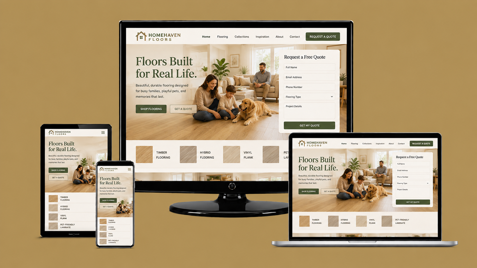 Website and marketing system built by AI Applet Boutique Agency for client 3