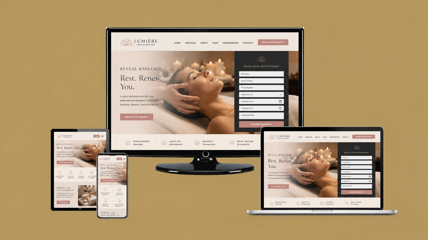 Website and marketing system built by AI Applet Boutique Agency for client 7